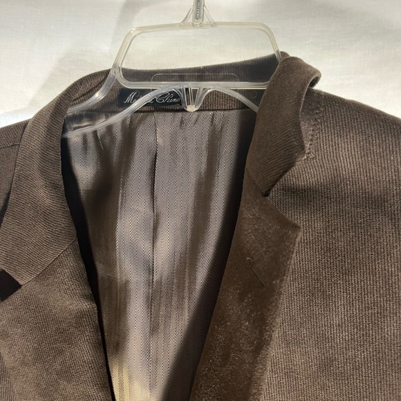 Jean Paul Germain Brown Suit Jacket Size 52R - Picture 7 of 14